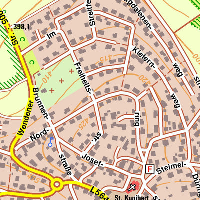 Bezirksregierung Köln Wenden 3 (1:10,000) digital map