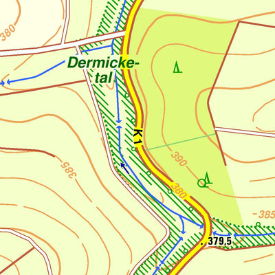 Bezirksregierung Köln Wenden 4 (1:10,000) digital map