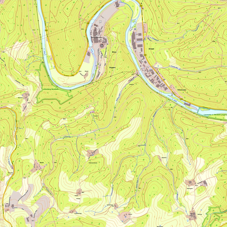 Werdohl Map Werdohl 1 (1:10,000) Map by Bezirksregierung Koln | Avenza Maps