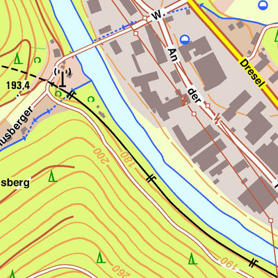 Bezirksregierung Köln Werdohl 1 (1:10,000) digital map