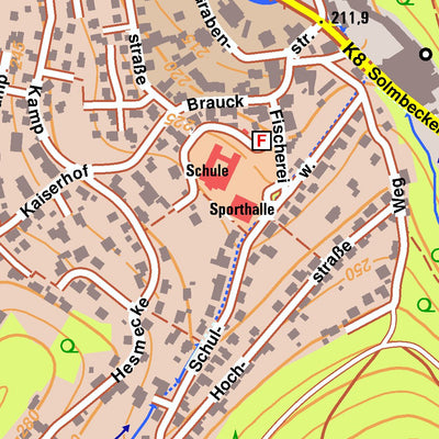 Bezirksregierung Köln Werdohl 2 (1:10,000) digital map