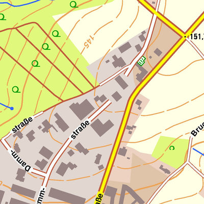 Bezirksregierung Köln Werther (Westf.) 1 (1:10,000) digital map