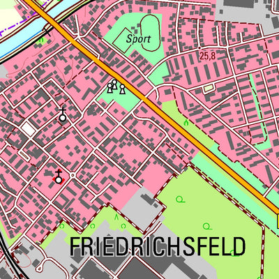 Bezirksregierung Köln Wesel 2 (1:25,000) digital map