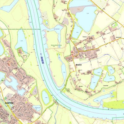 Bezirksregierung Köln Wesel 9 (1:10,000) digital map