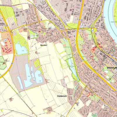 Bezirksregierung Köln Wesseling 1 (1:10,000) digital map