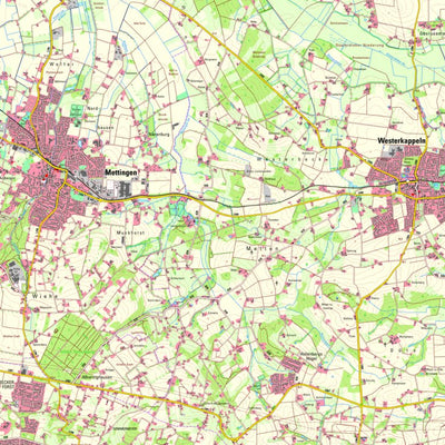 Bezirksregierung Köln Westerkappeln 1 (1:25,000) digital map