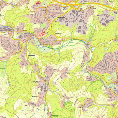 Bezirksregierung Köln Wiehl 1 (1:10,000) digital map
