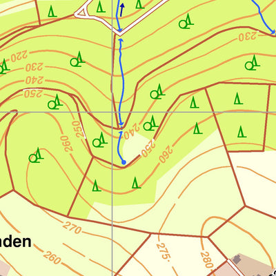 Bezirksregierung Köln Wiehl 1 (1:10,000) digital map