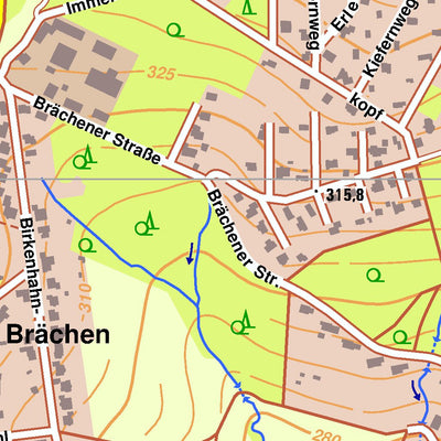 Bezirksregierung Köln Wiehl 2 (1:10,000) digital map