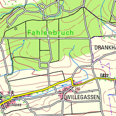 Bezirksregierung Köln Willebadessen (1:50,000) digital map