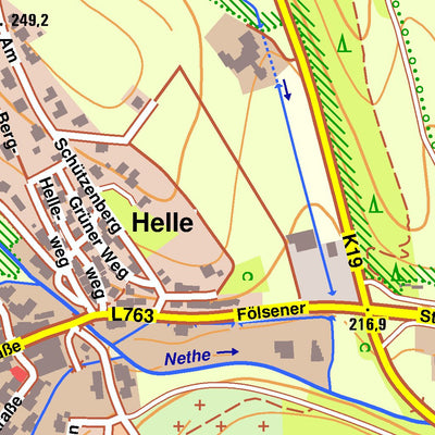 Bezirksregierung Köln Willebadessen 5 (1:10,000) digital map