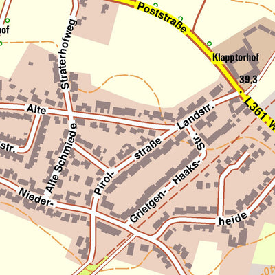Bezirksregierung Köln Willich 1 (1:10,000) digital map