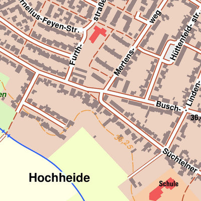 Bezirksregierung Köln Willich 2 (1:10,000) digital map