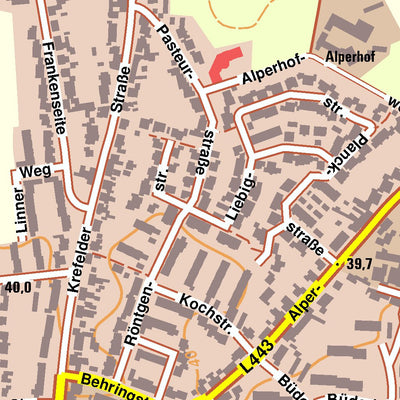 Bezirksregierung Köln Willich 5 (1:10,000) digital map