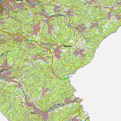 Bezirksregierung Köln Wilnsdorf (1:50,000) digital map