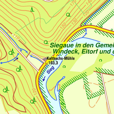 Bezirksregierung Köln Windeck 1 (1:10,000) digital map