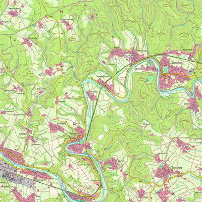 Bezirksregierung Köln Windeck 1 (1:25,000) digital map