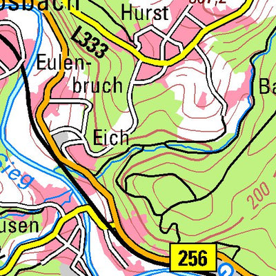 Bezirksregierung Köln Windeck (1:100,000) digital map