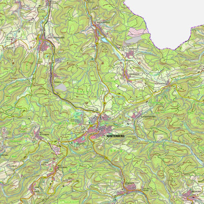 Bezirksregierung Köln Winterberg (1:50,000) digital map