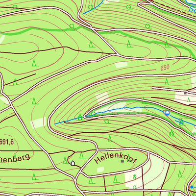 Bezirksregierung Köln Winterberg 2 (1:25,000) digital map