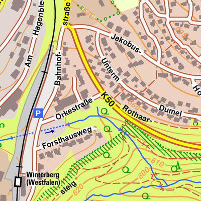 Bezirksregierung Köln Winterberg 5 (1:10,000) digital map
