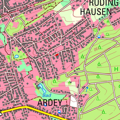 Bezirksregierung Köln Witten (1:25,000) digital map