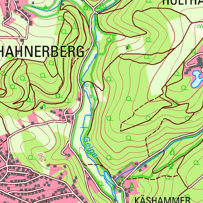Bezirksregierung Köln Wuppertal 1 (1:25,000) digital map