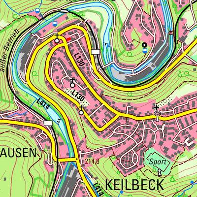 Bezirksregierung Köln Wuppertal 2 (1:25,000) digital map
