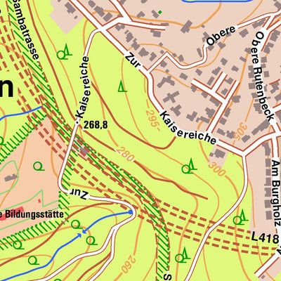 Bezirksregierung Köln Wuppertal 3 (1:10,000) digital map
