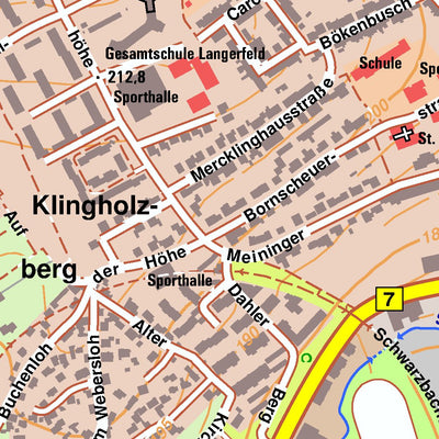 Bezirksregierung Köln Wuppertal 4 (1:10,000) digital map