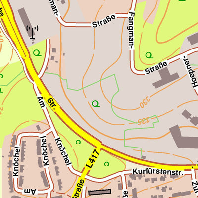 Bezirksregierung Köln Wuppertal 5 (1:10,000) digital map