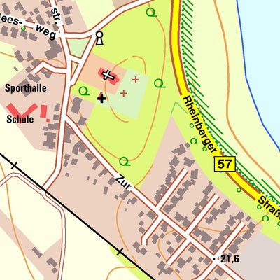 Bezirksregierung Köln Xanten 4 (1:10,000) digital map