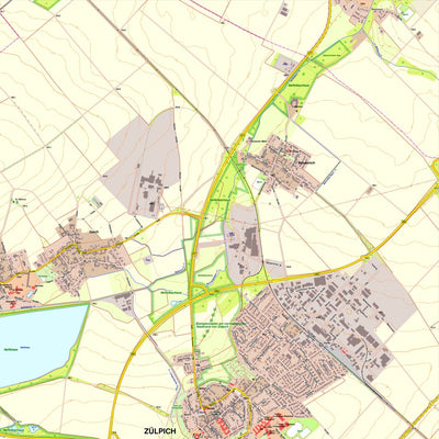 Bezirksregierung Köln Zülpich 4 (1:10,000) digital map