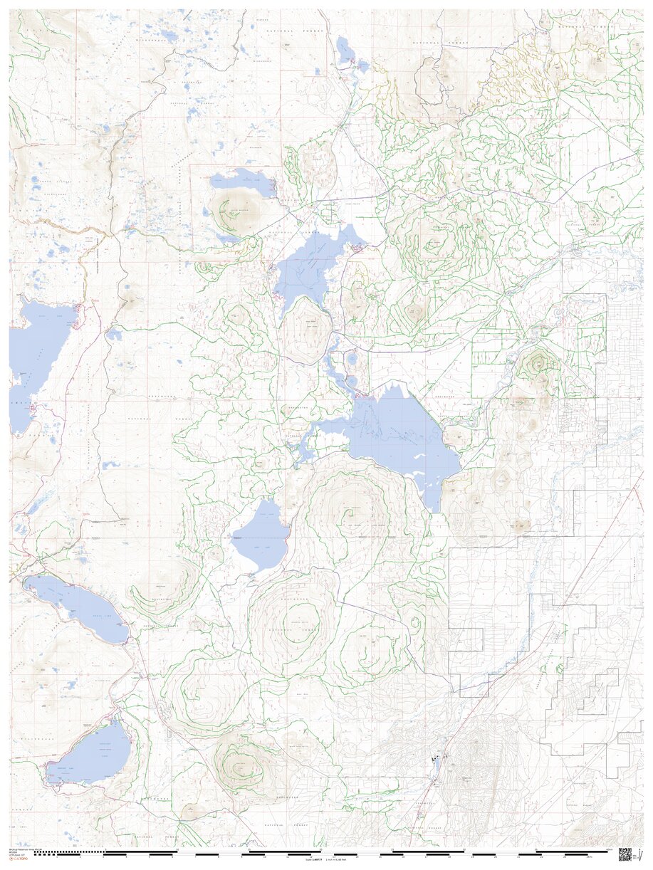 Wickiup Res. Area Motor Vehicle Use Map by Oregon Overland Adventure ...