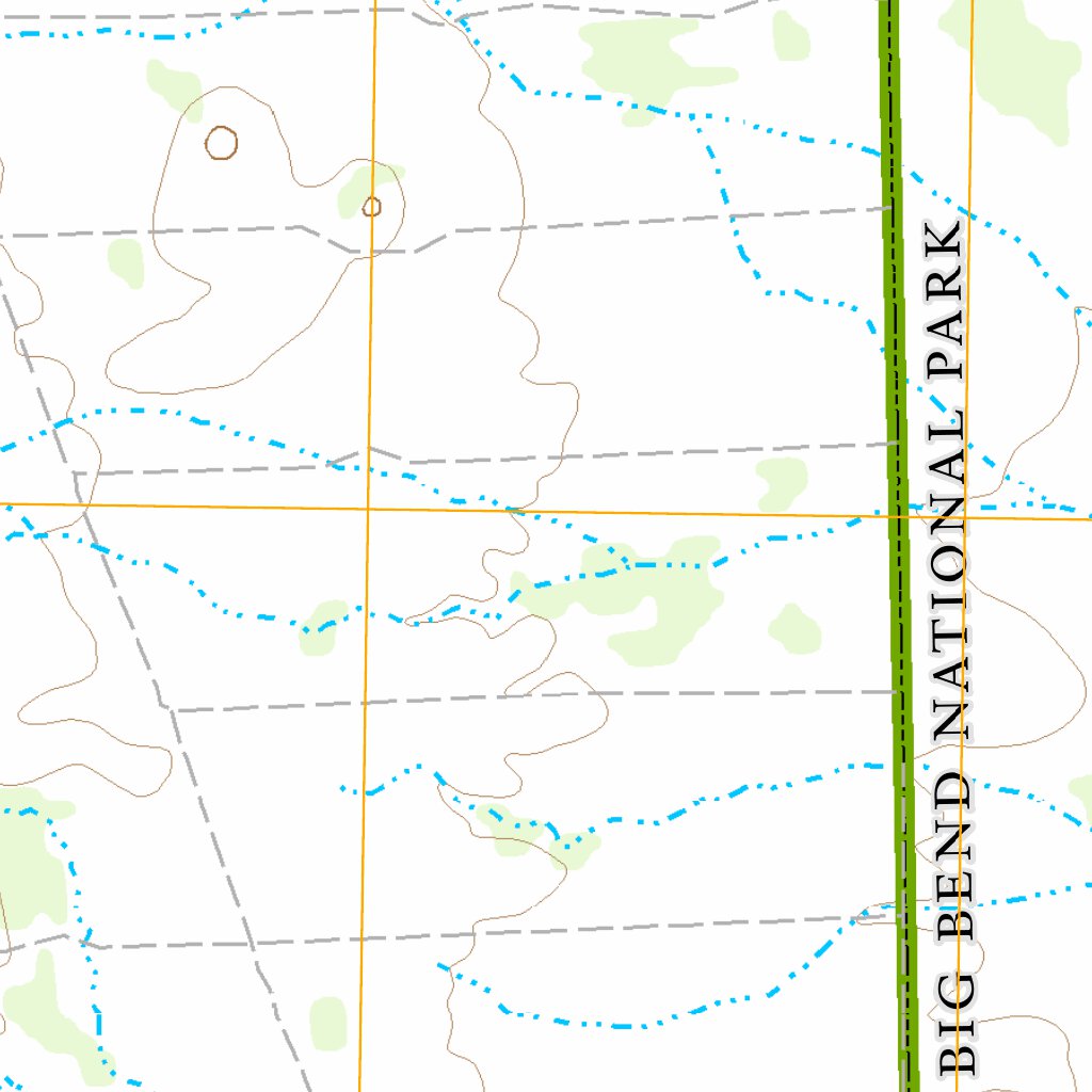 Big Bend National Park: Butterbowl Map by Big Bend National Park ...