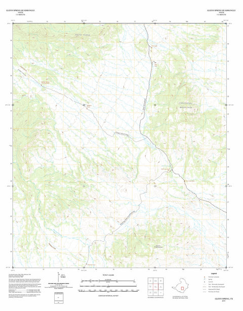 Big Bend National Park Big Bend National Park: Glenn Spring digital map