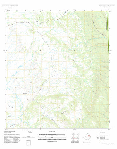 Big Bend National Park Big Bend National Park: McKinney Springs digital map