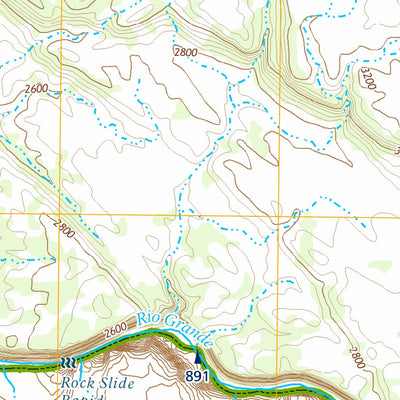 Big Bend National Park Big Bend National Park: Mesa De Anguila digital map