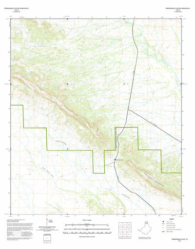 Big Bend National Park Big Bend National Park: Persimmon Gap digital map