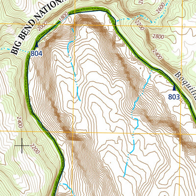 Big Bend National Park Big Bend National Park: Rio Grande Village digital map