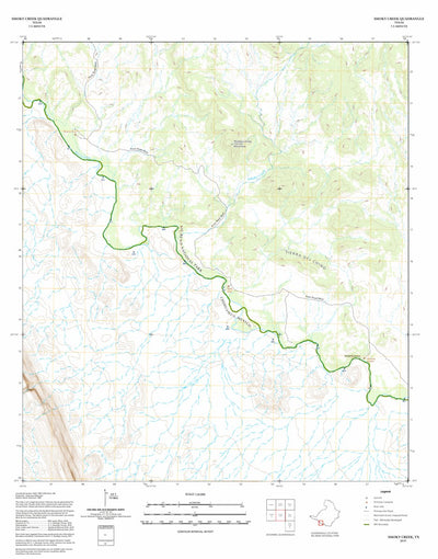 Big Bend National Park Big Bend National Park: Smoky Creek digital map