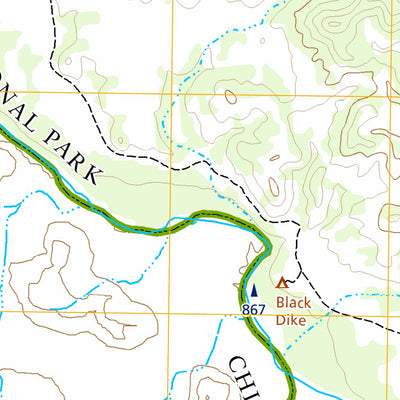 Big Bend National Park Big Bend National Park: Smoky Creek digital map