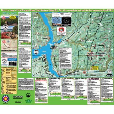 Big Loop Maps Boggy Draw Mountain Bike Trail Map, Dolores Colorado bundle exclusive