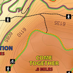 Big Loop Maps Geer Evans Carpenter CEG Mountain Bike Trail Map, Cortez Colorado digital map