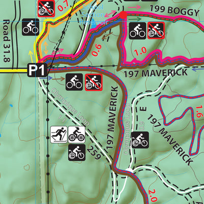 Big Loop Map This is a Map of the Boggy Draw Trail. by Big Loop Maps | Avenza Maps
