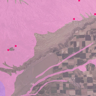 Bighorn Basin WY Land Mammal Age Map Preview 2