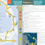 BIKABOUT Cape Cod Rail Trail Bike Map digital map