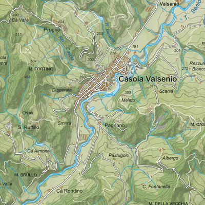 BIKEINBO srl Villaggio della Salute Più - Mappa Cicloturistica digital map