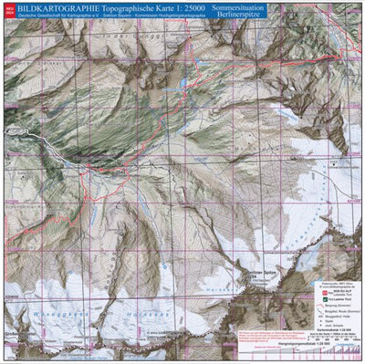 Sommerkarte BerlinerSpitze 2024 1:25.000 Preview 1