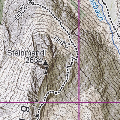 Sommerkarte BerlinerSpitze 2024 1:25.000 Preview 3